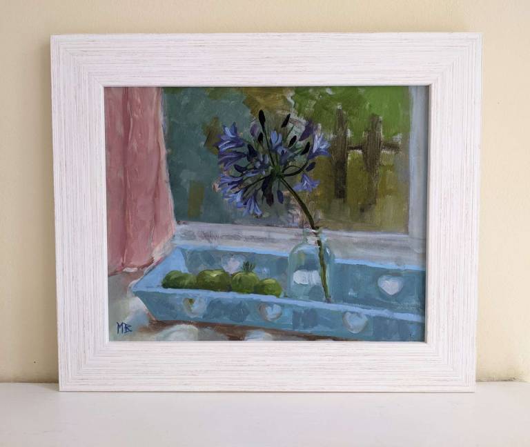 Agapanthus and Green Tomatoes RESERVED FOR EXHIBITION - Mary Barnes