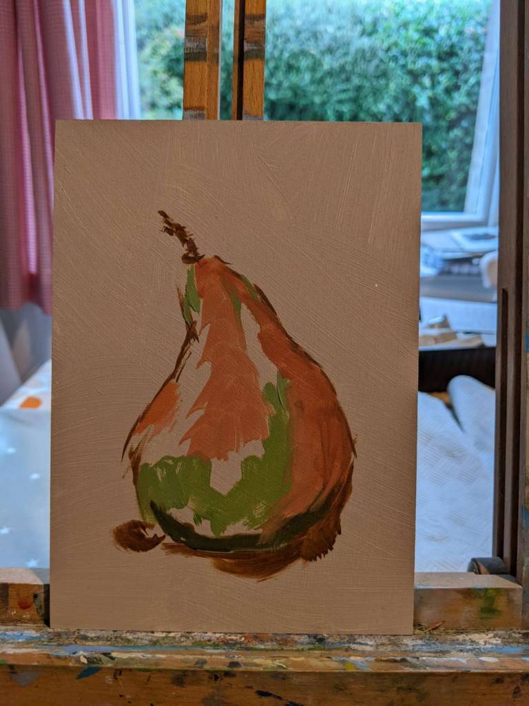 Russet Pear (unframed) - Mary Barnes