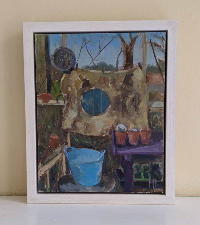 Winter Greenhouse Interior I RESERVED FOR EXHIBITION - Mary Barnes