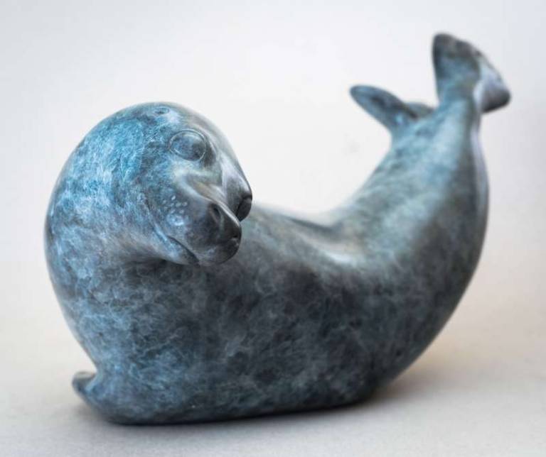 Robin Bouttell Bronzes - Large Playful Seal, edn: 19