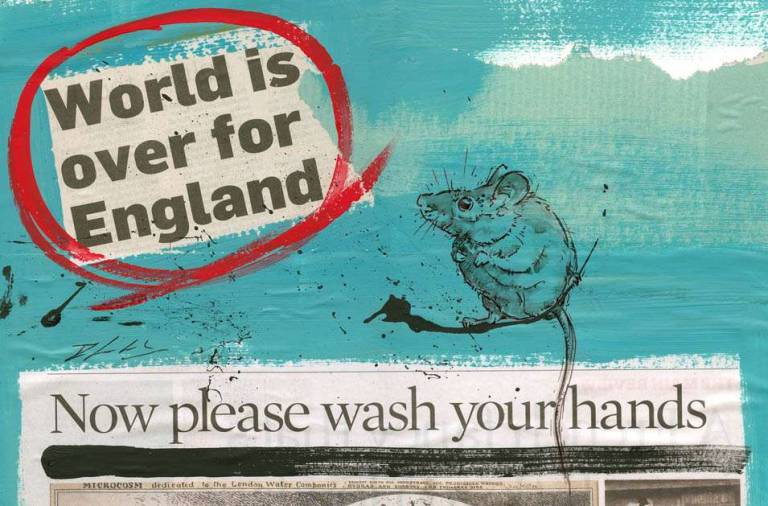 Rachel Lockwood Little Matters Prints - World is Over For England (Edition 50)