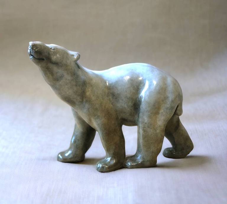 Polar Bear  (Edition  of 50) - Robin Bouttell Pinkfoot Bronzes