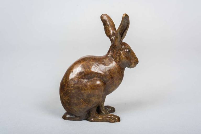 Robin Bouttell Pinkfoot Bronzes - Hunched Hare
