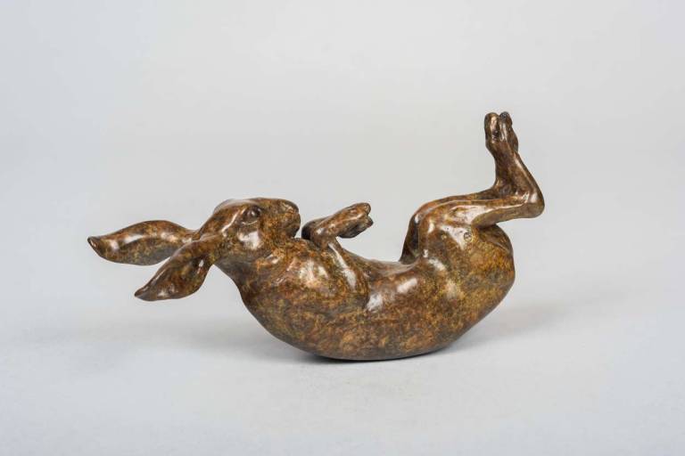 Robin Bouttell Pinkfoot Bronzes - Laid Back Hare