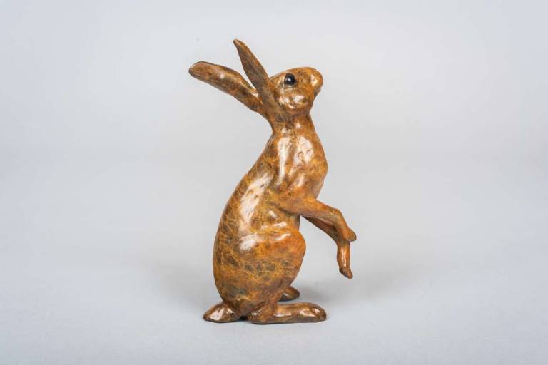 Robin Bouttell Pinkfoot Bronzes - Peering Hare