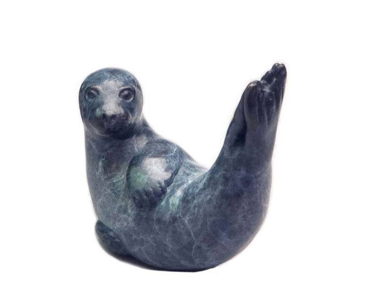 Robin Bouttell Pinkfoot Bronzes - Baby Common Seal (Edition 250)