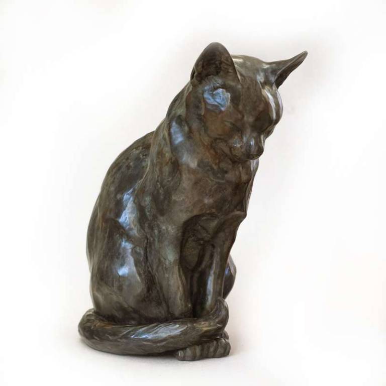 Robin Bouttell Bronzes - Pip the Cat (Edition 25)