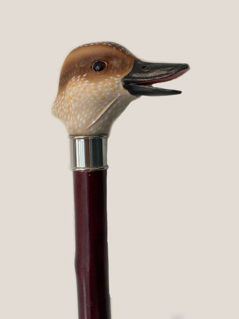 Green Winged Teal Thumbstick - Terry Getley