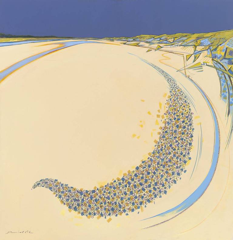 Curve of Shells & Shingle - Daniel Cole Landscapes