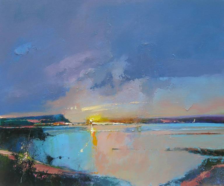 Summer Sea, Lavender Sunset - Peter Wileman