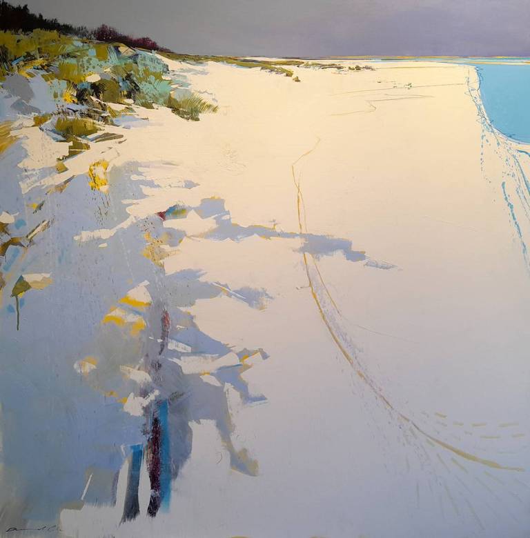Daniel  Cole Landscape Prints - Wells Beach, Looking West