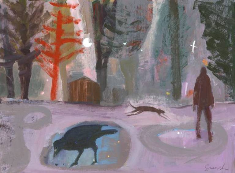 Setting Out On A Winter Morning - Carol Saunderson