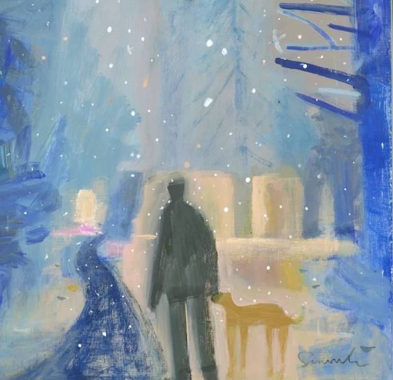 The Snow Fell Like Stars Upon My Shoulders - Carol Saunderson