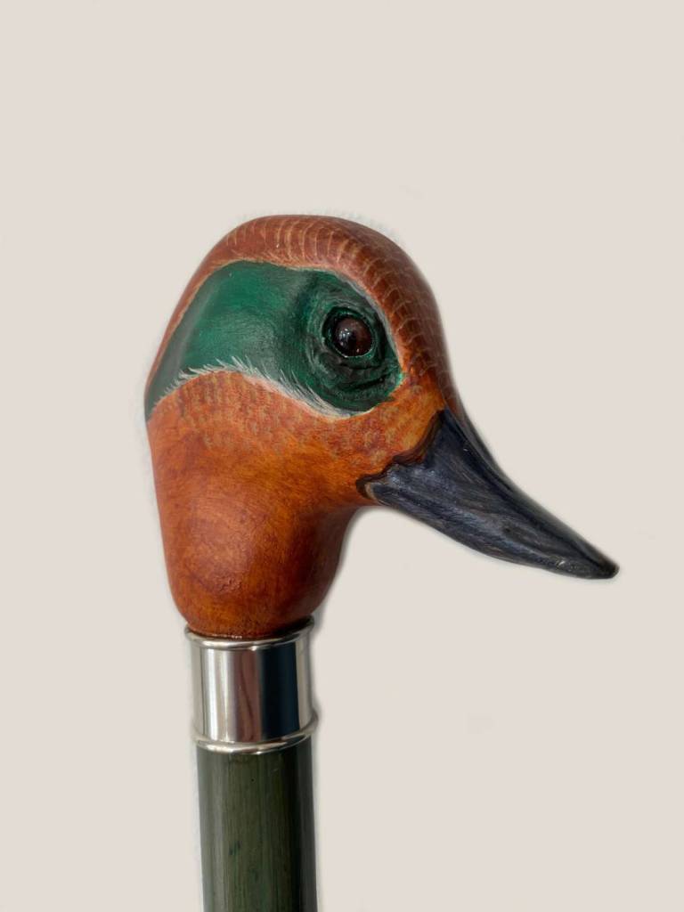 Drake Greened Winged Teal Thumbstick - Terry Getley