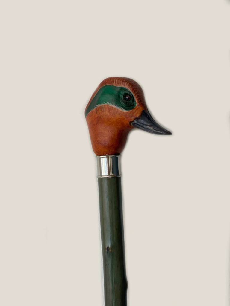 Drake Greened Winged Teal Thumbstick - Terry Getley