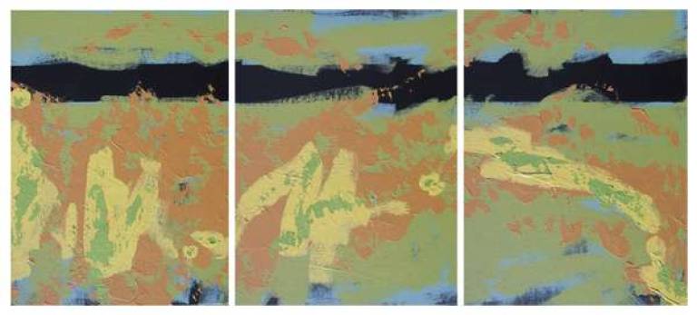 Green And Pleasant Land (Triptych) - Julian Davies
