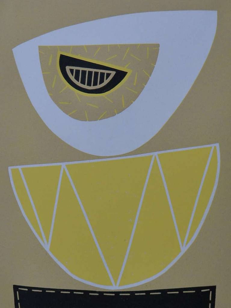 The St Ives School Memorial Linocut - Julian Davies