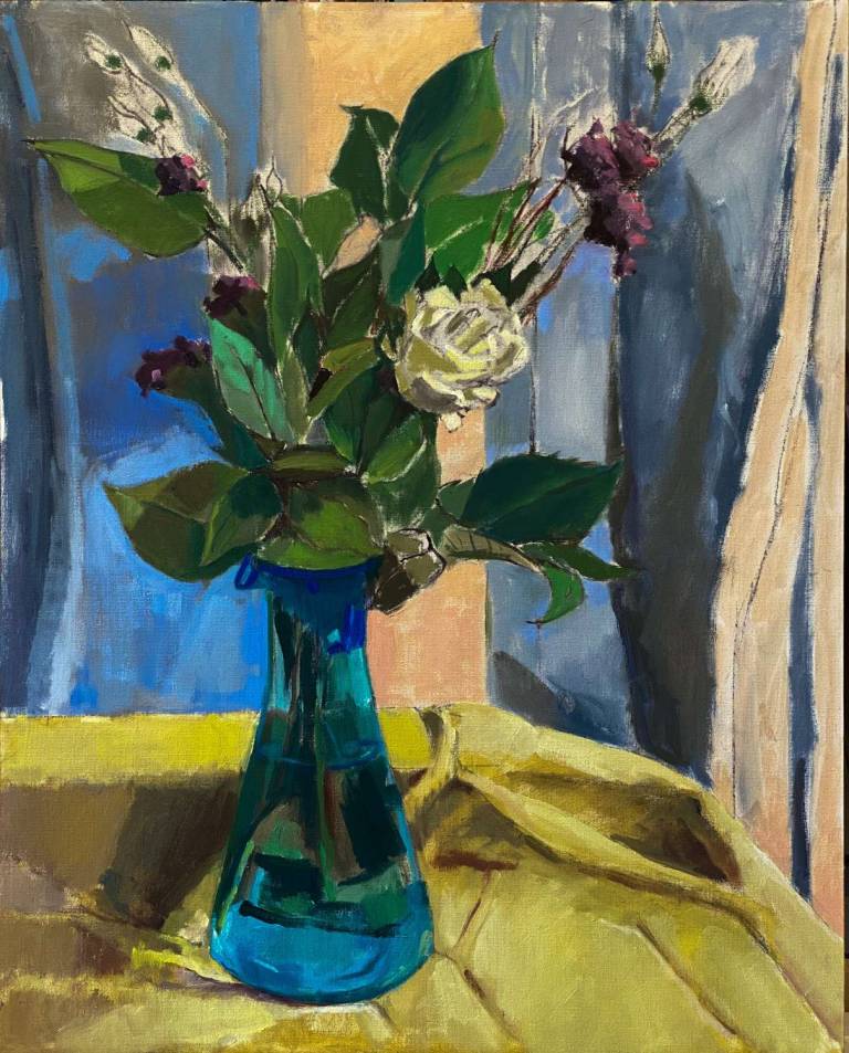 Still Life with Blue Vase - Martin Burrough