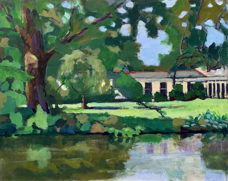 Morden Hall Across Water - Martin Burrough