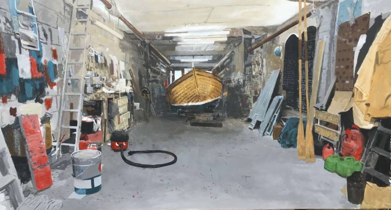 Island Street Winter Boatyard - Greg Ramsden