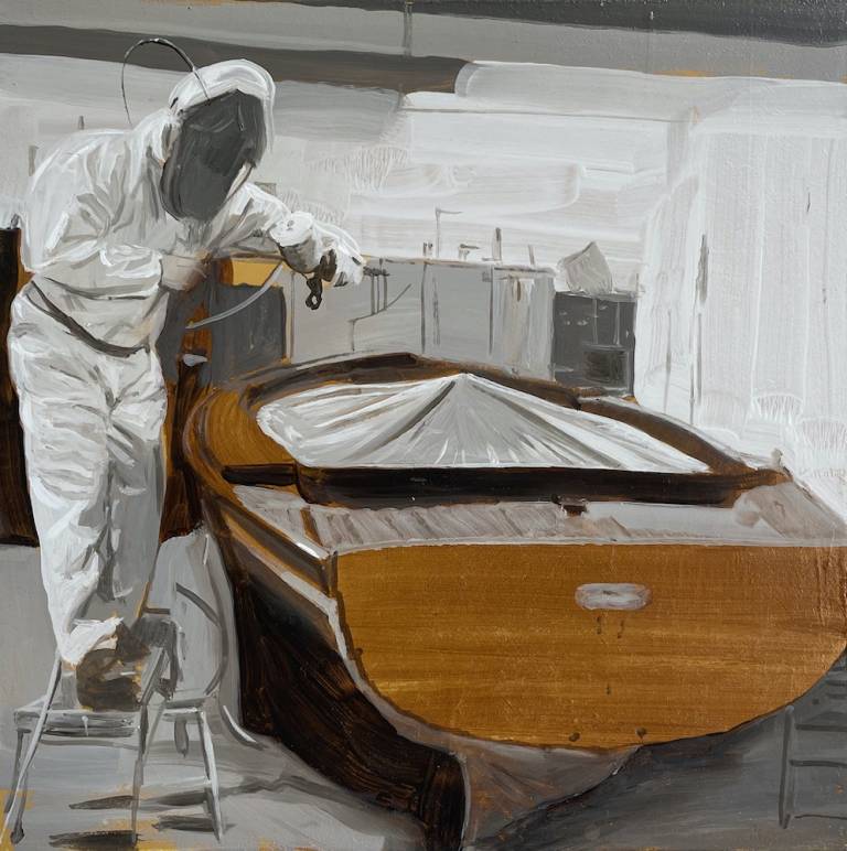 Spraying A Yawl - Greg Ramsden