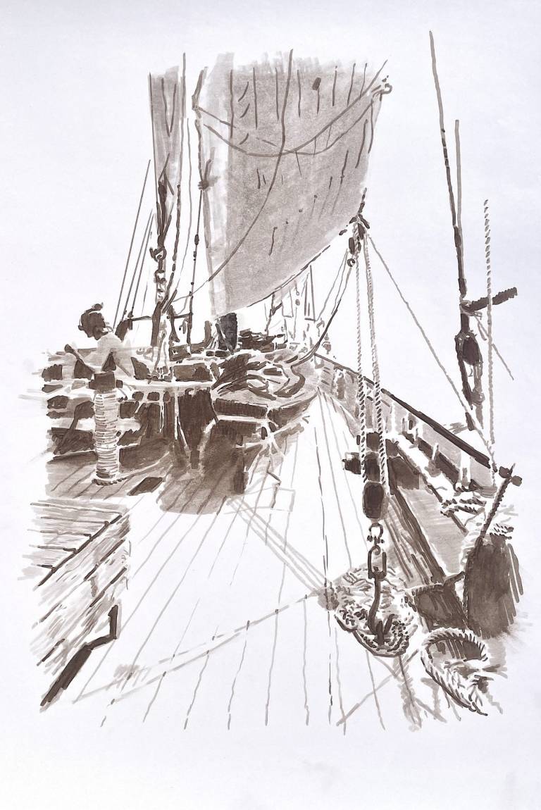 Midships full Sail - Greg Ramsden