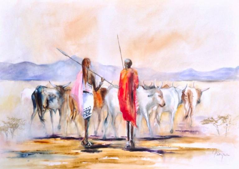 Masai Early Morning - Frances Simpson