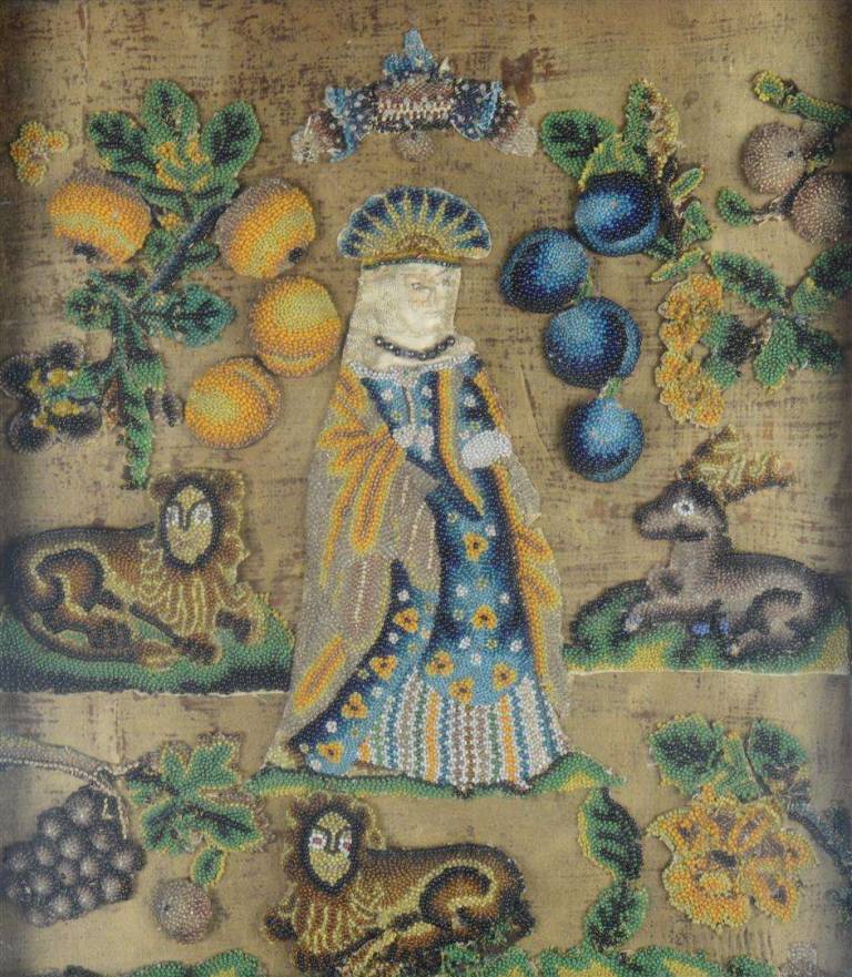 Landscape in Beadwork Late 17th Century - Unknown