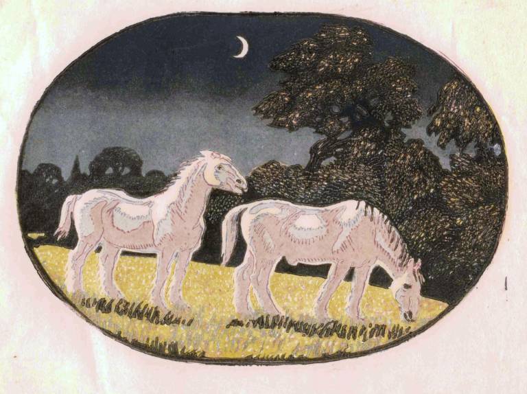 Ponies - Gwen Raverat