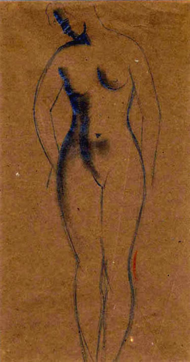 Nude with Head Turning - Christopher Wood