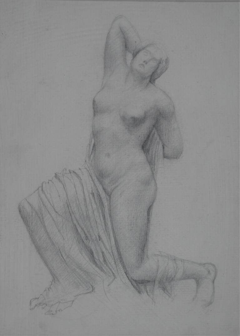 Female Nude Study - Christopher Wood