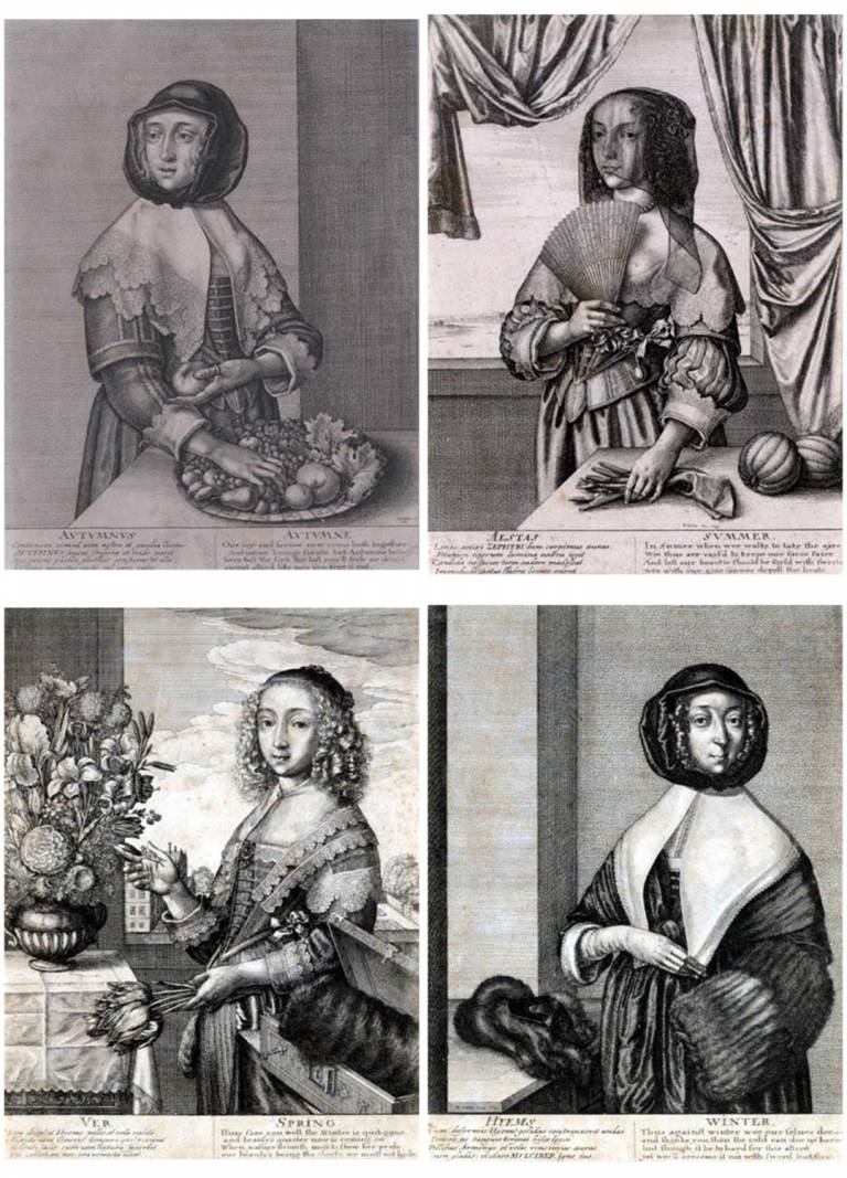 The Four Seasons - Wenceslas  Hollar