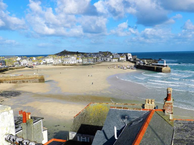 St Ives Harbour at Low Tide - Bill Mason