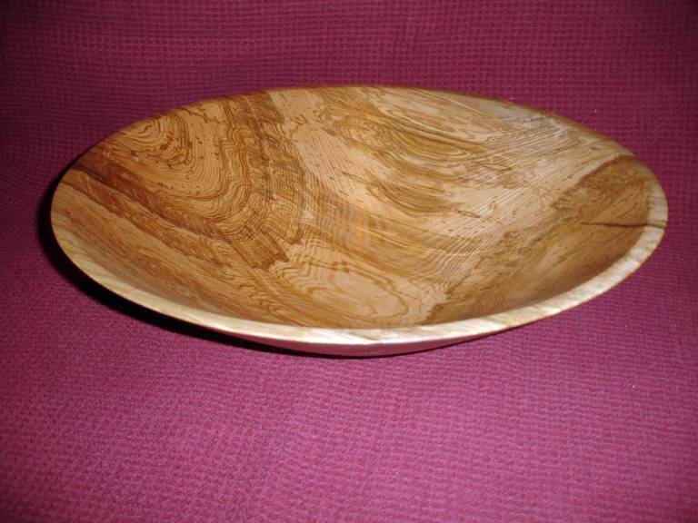 Large Bowl Turned in Ash - Richard Chapman