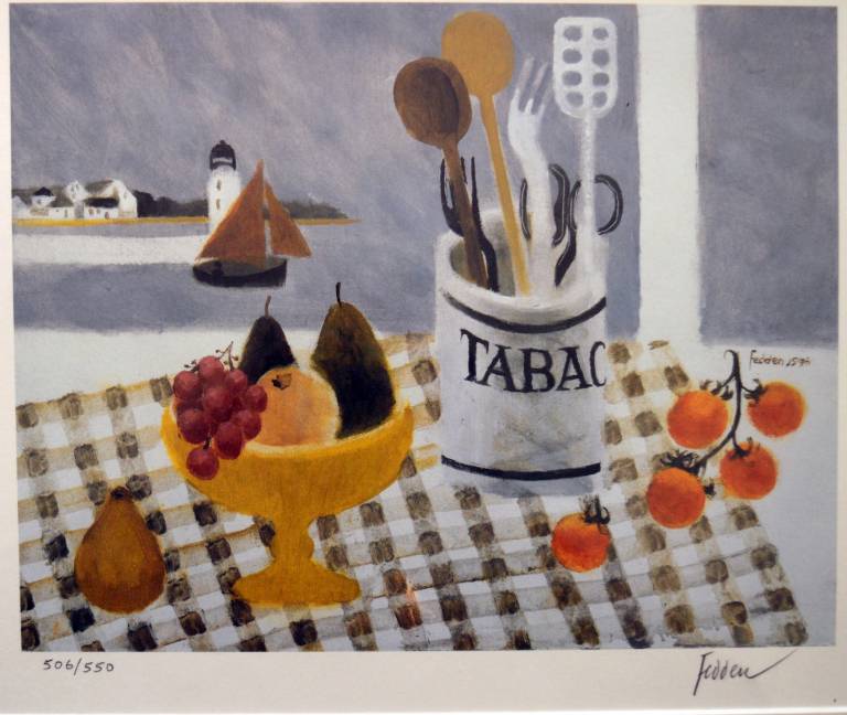 Tabac Jar in Seascape - Mary  Fedden