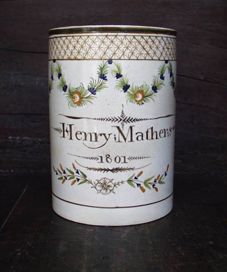 Unknown - Pratt Mug Named Henry Mathers