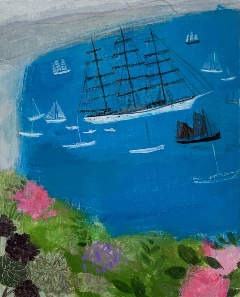 Sailing Ships and Garden - Emma Jeffryes