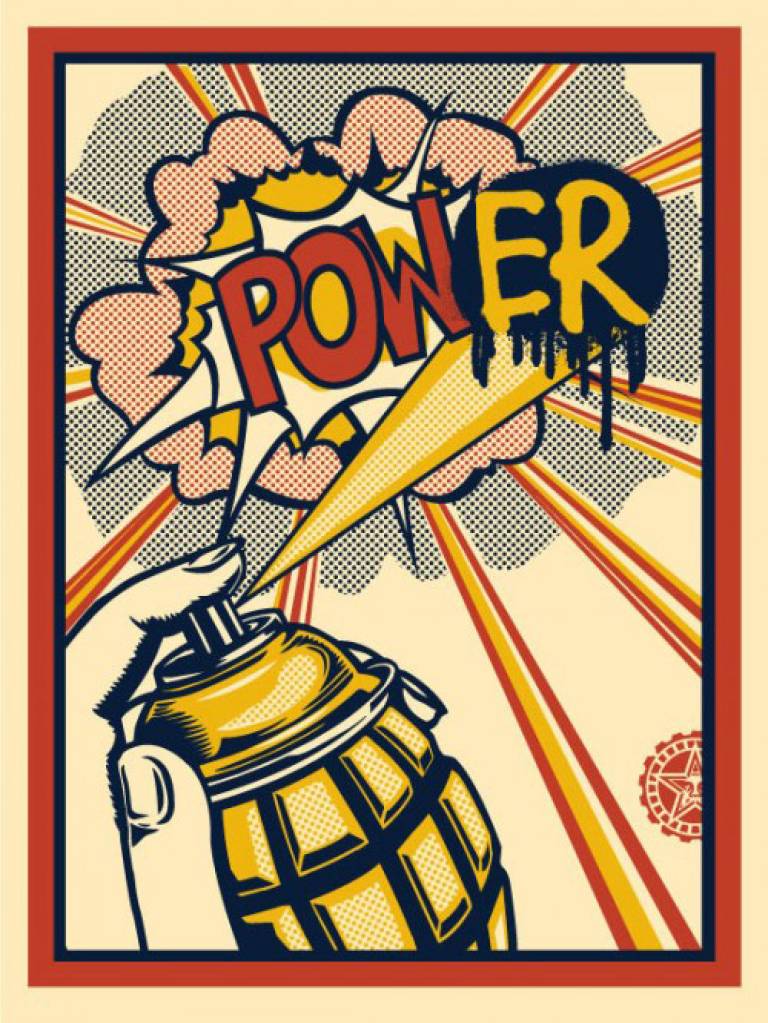 Power (Lichtenstein) - Shepherd Fairey