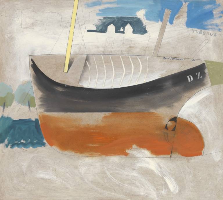 Paul Stevenson - Painted Boat, Treboul