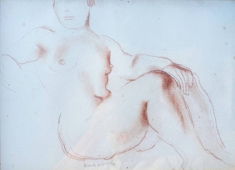 Sitting Female Nude - Frank Dobson