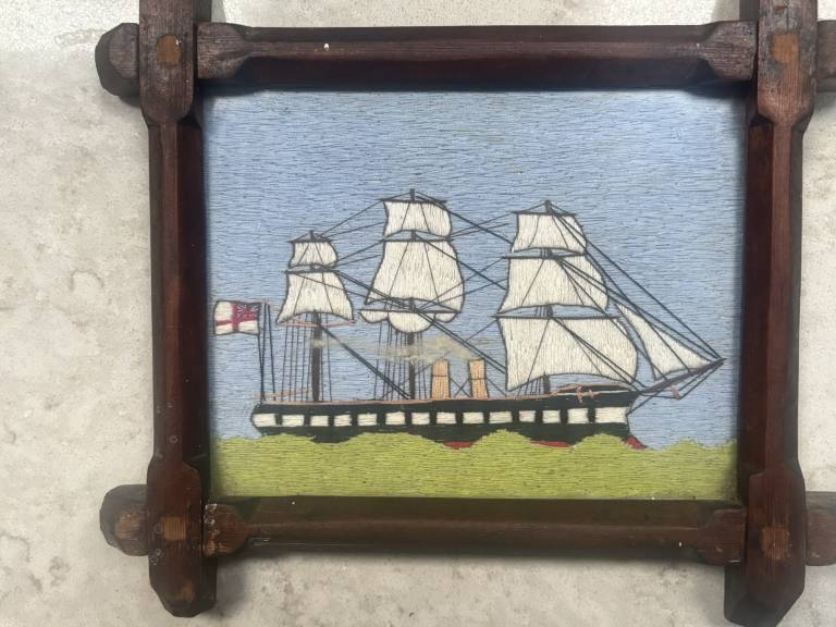 Three Masted Frigate Steamer - Colin Millington