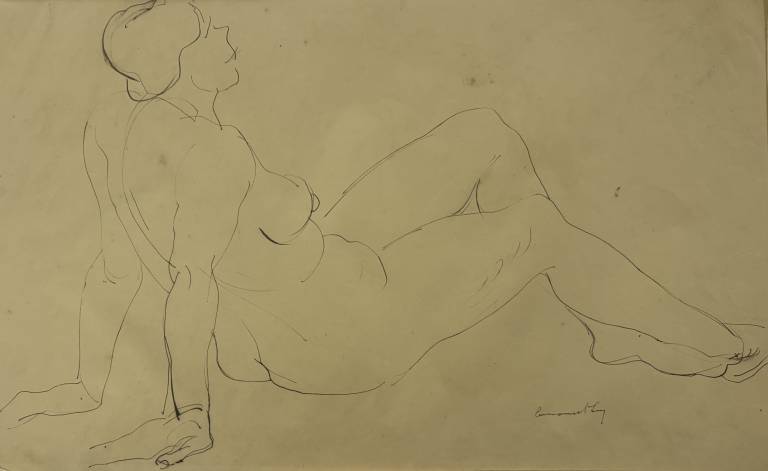 Emmanuel Levy - Reclining Female Nude
