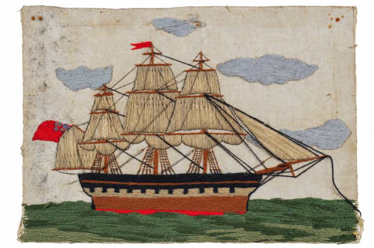 Small Frigate Under Sail - Colin Millington