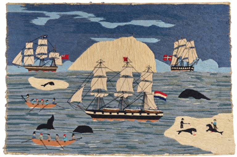 Whaling with Three Frigate and Two Rowing Boats - Colin Millington