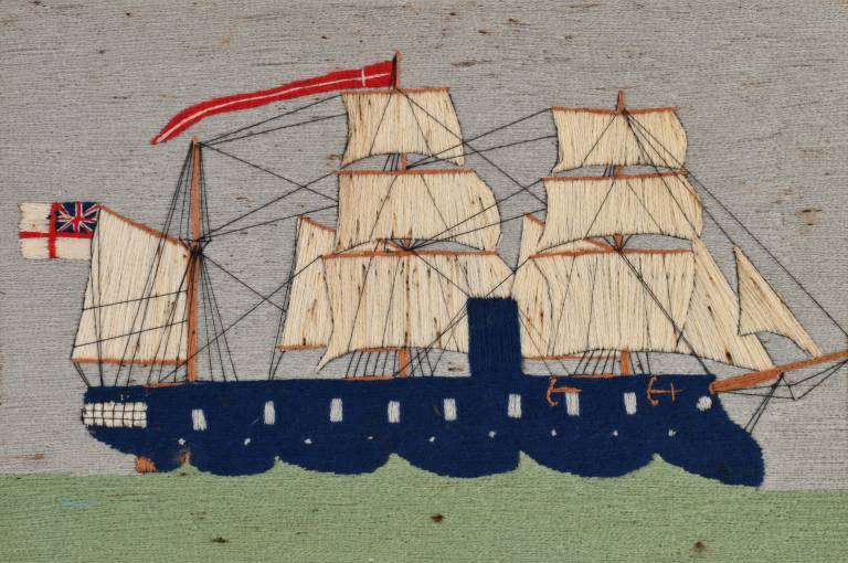 Frigate Steamer Under Sail - Colin Millington