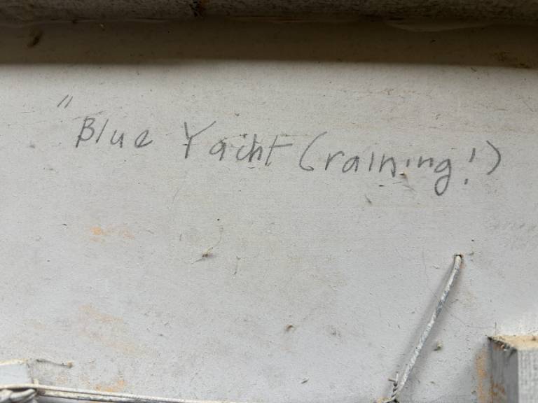 Blue Yacht (Raining) - John Maltby