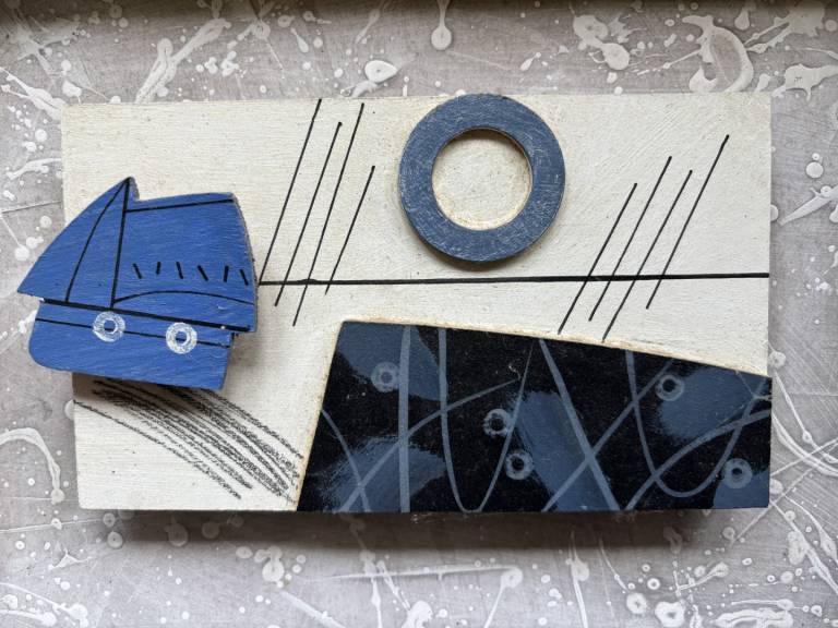 Blue Yacht (Raining) - John Maltby