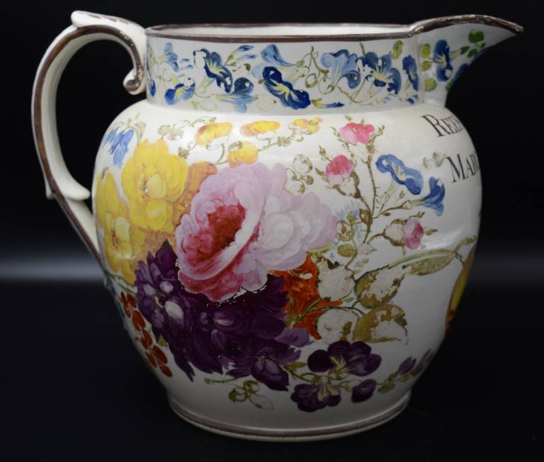 Lustreware Jug for Rees and Margaret Willis - Unknown