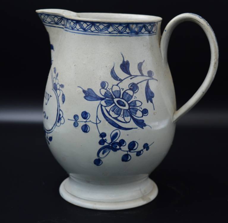 Creamware Jug William & Amy Jacob - Unknown