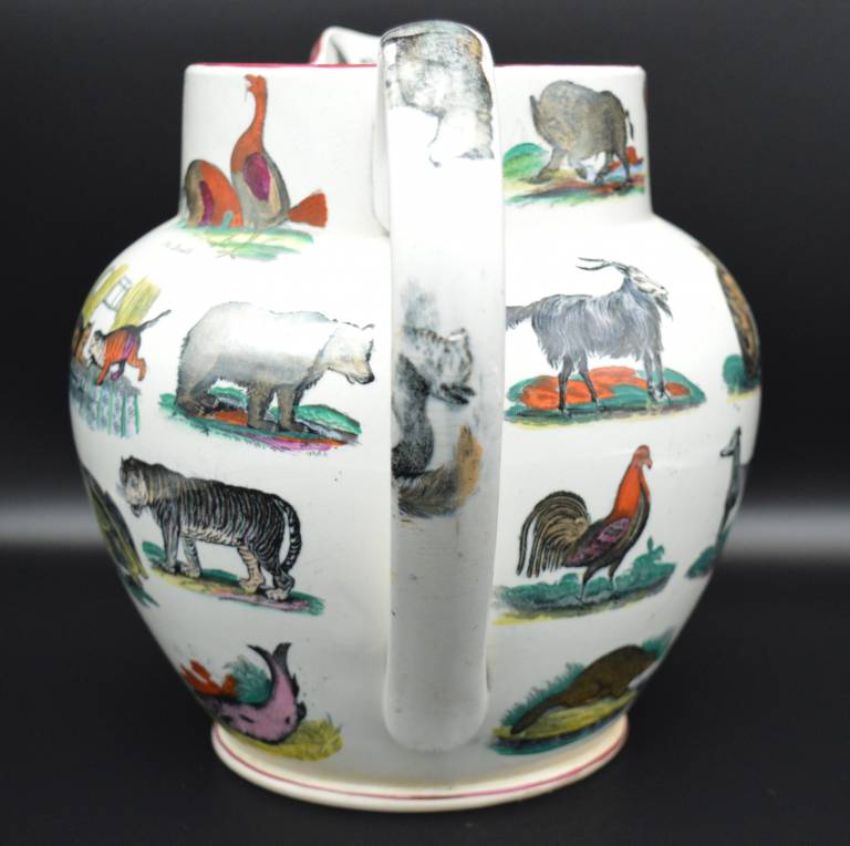 Elsmore and Forster Joker Jug with Animals - Elsmore and Forster